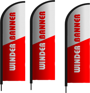 Wind Banner tecido Oxford  4x4 frente e verso colorido 100% Poliéster espeto e 